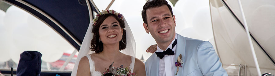 Istanbul Wedding Planning Organizations on Private Yacht