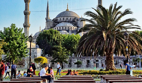 Blue Mosque and Hagia Sophia