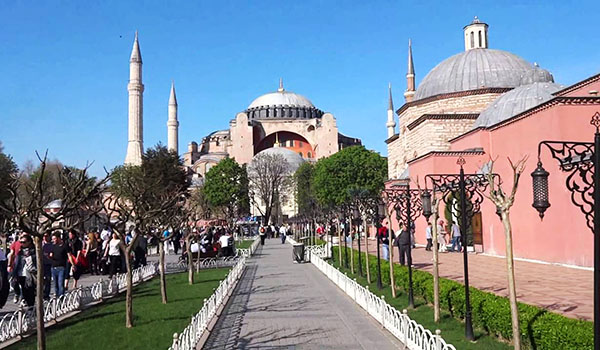 Blue Mosque and Hagia Sophia